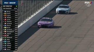 FINAL LAPS OF PRACTICE - 2022 ENJOY ILLINOIS 300 NASCAR CUP SERIES AT WWT RACEWAY