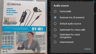 How to connect BOYA BY M1 with Smartphone | Lapel Mic not Connected to mobile issue solved