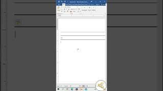 Horizontal Line in MS Word