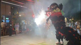 My Dragon Warriors Lion show!! (Phuket) when Lion dance meet warriors drum ️️