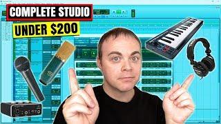 Cheap Home Studio Music Recording Setup Under $200