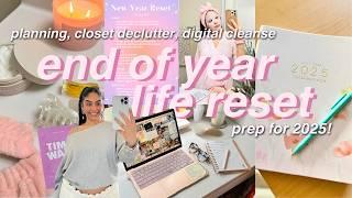 How to do an *EXTREME* NEW YEAR RESET ⭐️ | prep for 2025, declutter, planning, deep cleaning & more