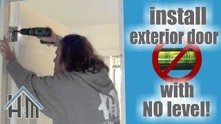how to install replace pre hung exterior door and jamb. Easy! Home Mender