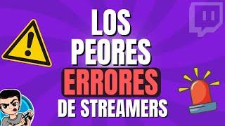 NO HAGAS ESTO SI QUIERES CRECER EN TWITCH!! - Errores más comunes de streamers novatos