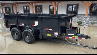 Big Tex 12SR 7x12' Low Profile Hydraulic Dump Trailer 12000# GVW 12SR-12XLBK6SIR