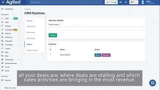 How to create a new Sales Pipeline in Agiled CRM