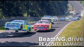 NURBURGRING Jump Compilation BUT With REALISTIC DAMAGE #4 | BeamNG Drive