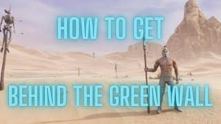 Conan Exiles | How to get behind the green wall