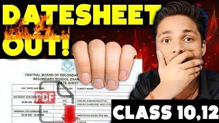 CBSE DATESHEET 2025 OUT - CLASS 10 ,12 | CBSE Datesheet 2025