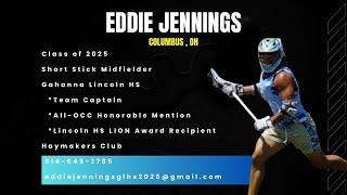 Eddie Jennings Lacrosse 2023-2024 (Timestamps in Description)