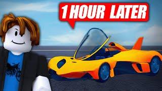 I Spent 1 Hour to Get the MANTA in Roblox Jailbreak!