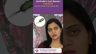 What is the reason for Bartholin's cyst in Hindi - By Dr Mayuri Kothiwala