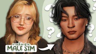 Attempting to make a MALE SIM...️ + CC List | Sims 4 Create a Sim Challenge