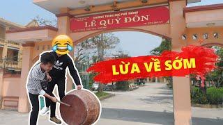 Troll Đánh Trống - Quẩy Tung Trường Học Lừa Học Sinh Về Sớm