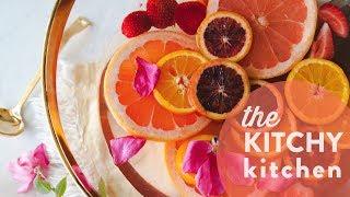 Berry Citrus Rosé Punch with Glad // The Kitchy Kitchen