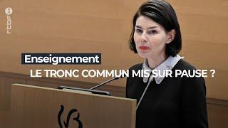 Enseignement : le tronc commun mis sur pause ? - RTBF Info