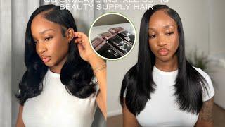 Side Part Quick Weave with Beauty Supply Hair | Vivace Hair