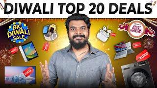 Top 20 Deals Ft. Flipkart Big Diwali Sale & Amazon Great India festival Diwali Special