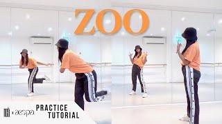 [PRACTICE] NCT X aespa - 'ZOO'  - Dance Tutorial - MIRRORED + SLOW MUSIC