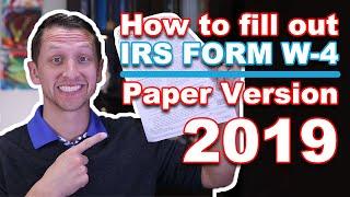 IRS Form W-4 Paper Version
