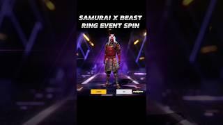 I Got Zombie Samurai Bundle  New Samurai X Beast Ring Event Free Fire  #suryagamer #trending