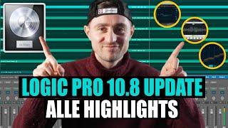 LOGIC PRO 10.8  HIGHLIGHTS in 8 MINUTEN erklärt! | abmischen-lernen.de