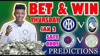 Football Prediction Today 02-01-2025 |  Betting tips Today | Mig predictions