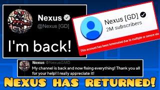 Nexus GD Is Back After His Channel Terminated! So How It Went?