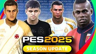 PES 2021 ATUALIZADO PARA A TEMPORADA 2025! OPTION FILE DE NOVEMBRO PARA PS4, PS5 e PC!