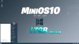 La versión mas ligera de Windows 10 se actualiza / MiniOS10 LTSB v2024.09  #windows #windows10