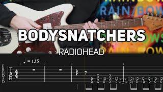 Radiohead - Bodysnatchers (Guitar lesson with TAB)