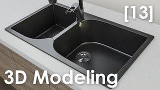 3D speed modeling kitchen SINK [13]