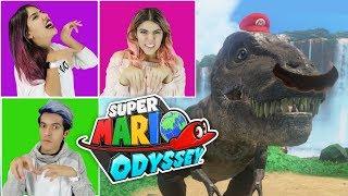 MARIO ES UN T-REX EN SÚPER MARIO ODISSEY GAMEPLAY | JUXIIS LOS POLINESIOS