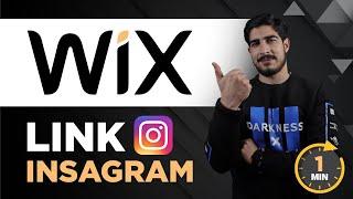 How To Add Instagram Link To Wix Website 2024 | Connect Instagram To Wix Site | Wix Link