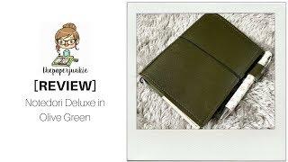 [UNBOXING & REVIEW] Noted Journal PH's Notedori Deluxe in Olive Green  ThePaperJunkie