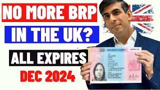 No More Biometrics Residence Permit In The UK? Why All BRP's Expires On 31st December 2024