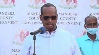 H.E. Capt. ALI ROBA ON COVID-19 STATUS IN MANDERA COUNTY.