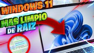 Windows 11 MAS LIMPIO de RAIZ con SUPER TOOL / Más OPTIMIZADO - TECH Universidad México