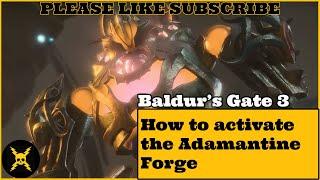 Baldur's Gate 3: How to activate the Adamantine Forge: GRYM Boss Fight