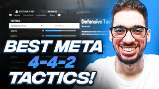 OVERPOWERED META 442 FORMATION & CUSTOM TACTICS | FC 24 ULTIMATE TEAM