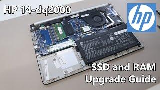 HP 14-dq2000 - SSD and RAM Upgrade Guide