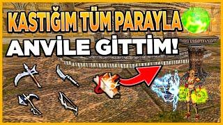 YAPTIĞIM TÜM FARMI ANVİLE TAŞIDIM ! | UFAK UPGRADELERLE PARA KATLADIK ! | Knight Online Dryads #14