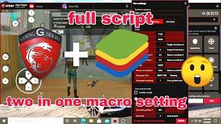 bluestacks + msi app player full macro script tutorial.1000% legal without any 3rd party tool.