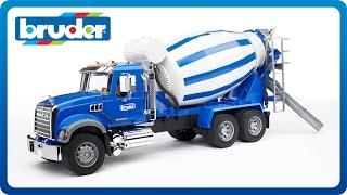 Bruder Toys MACK Granite Cement Mixer #02814