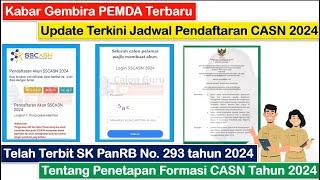 Kabar Gembira PEMDA tentang Jadwal Pendaftaran CPNS dan PPPK 2024 serta Rilis SK PanRB Formasi CASN