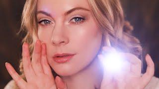 ASMR Whispering Eyes-Closed Instructions For Sleep (Close Up Ear To Ear Whispers, Light Triggers)