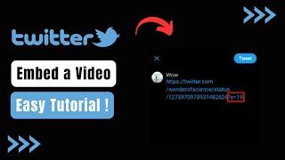 How To Embed Video On Twitter - Easy Tutorial !