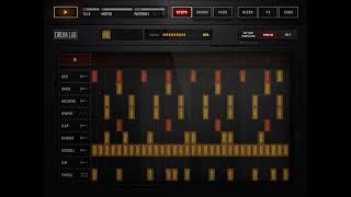 Drum  lab app for iOS sample drum sounds and create drumline