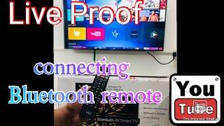 How to Connect Vu smart remote | How to activate google assistant | pair your remote with tv