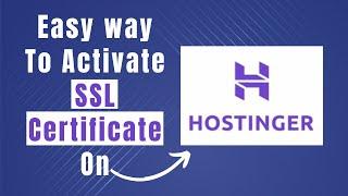 Learn In 1 Minute How To Activate SSL In Hostinger